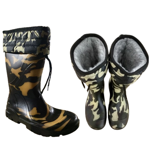 ARISAN AVCI ÇİZME KAMUFLAJ DESENELİ PELUŞLU NO: 40